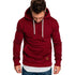 Sweatshirt men 2019 NEW hoodies brand male long sleeve solid men Black Bed big size - menochic